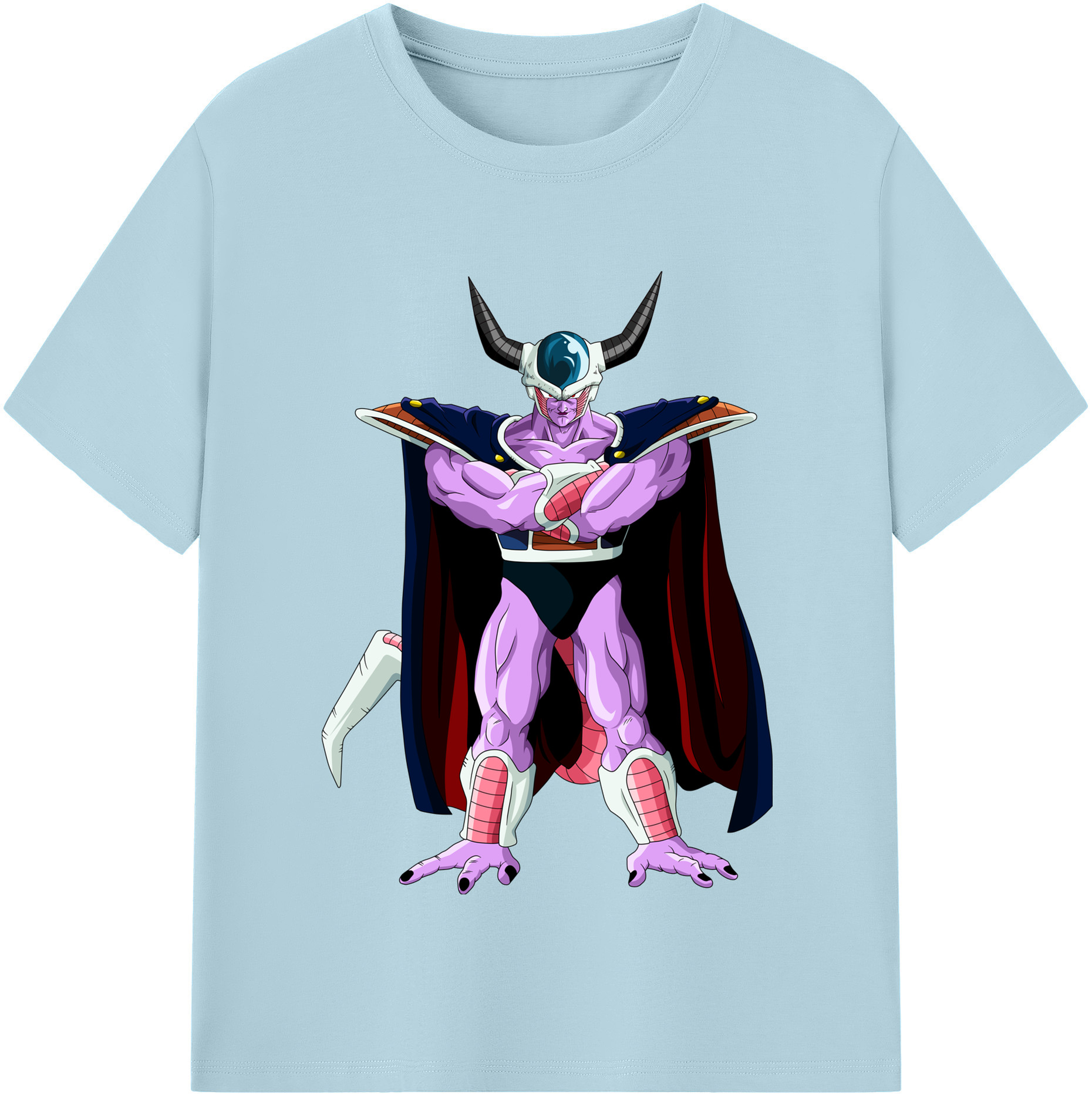 （画像用） ドラゴンボール コルド大王 DRAGON BALL King Cold 綿100％半袖Tシャツ（フロントプリント）